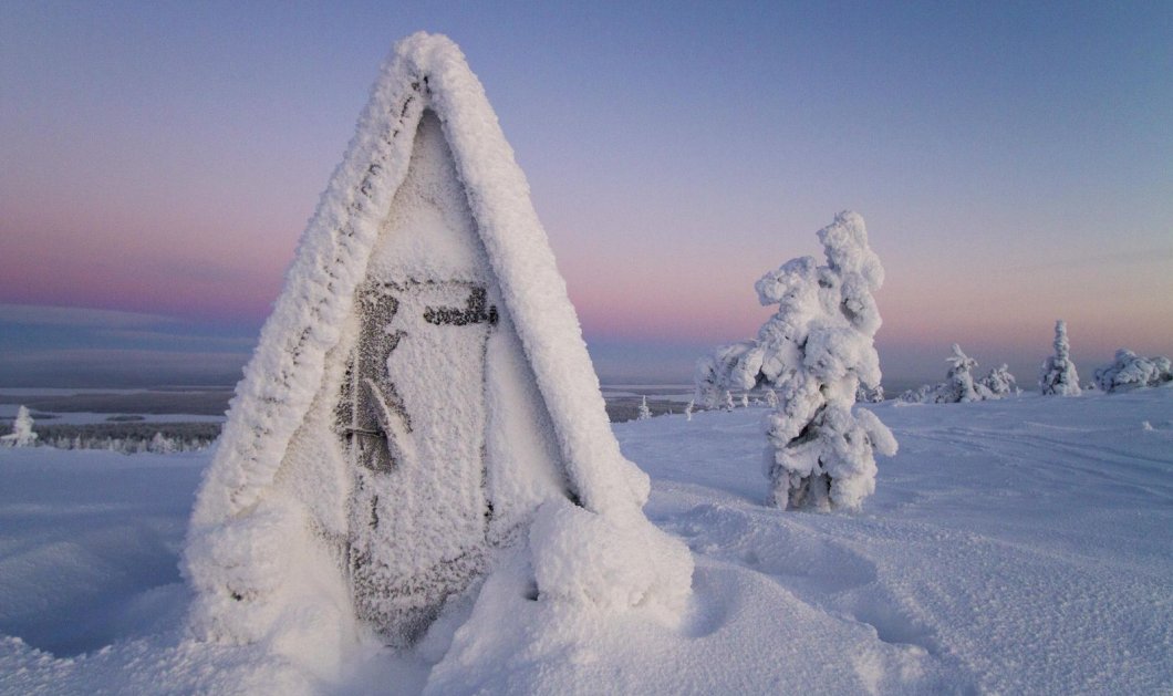 Θαύμα του χιονιού: Κάπου στην Φινλανδία μια υπέροχη φωτογραφία  - Picture: Sausse David 
