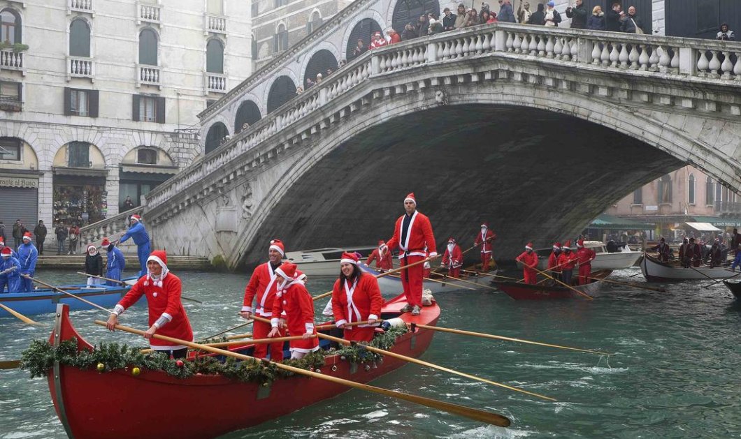 Μαγευτικά Χριστούγεννα & εορτασμοί στα κανάλια της ονειρικής Βενετίας... - Φωτογραφία: Reuters