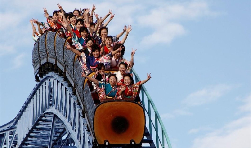 Στιγμιότυπο από πάρκο ψυχαγωγίας στο Τόκιο - Picture: REUTERS / KIM KYUNG-HOON