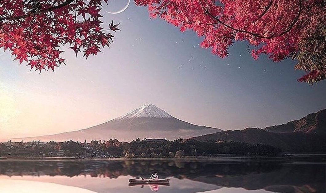 Φωτό ημέρας: Η φύση στα καλύτερά της στην Ιαπωνία - Μια μαγική εικόνα του Φουτζιγιάμα/ Photo: @art_siroj/ @fubiztravel - instagram