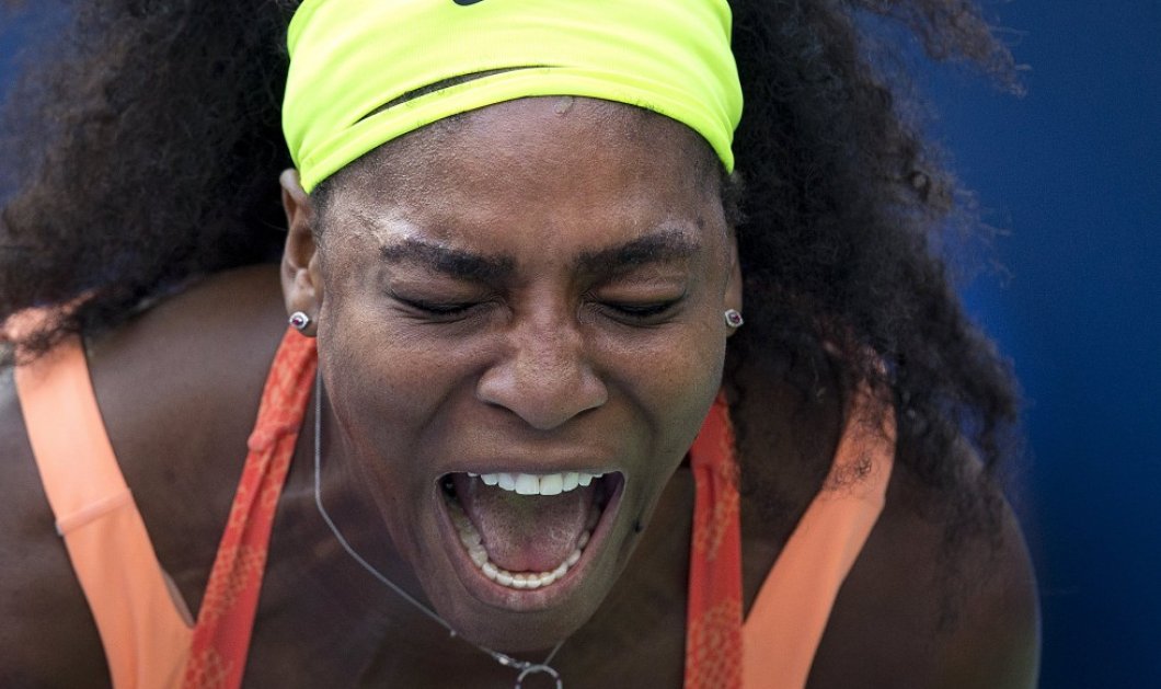 8/9/2015 - Η μοναδική Serena Wiliams σε στιγμιότυπο από τον προημιτελικό του US Open - Picture: Reuters