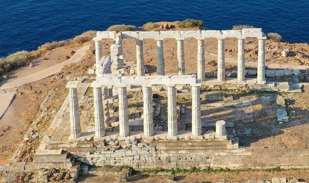 Παγκόσμια ημέρα πολιτιστικής κληρονομιάς - Η @katerinakatopis  αποθεώνει το ναό του Ποσειδώνα στο Σούνιο