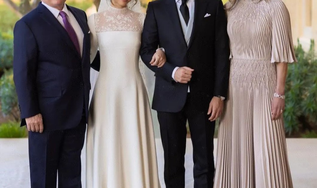Φωτό ημέρας η πανέμορφη νύφη Ιμάν - η κόρη της βασίλισσας Ράνια παντρεύτηκε τον καλό της Τζαμίλ Αλεξάντερ Θερμιώτη @queenrania