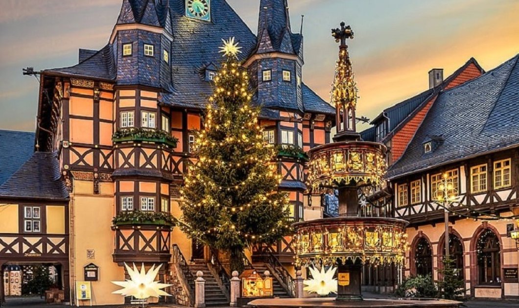 Φωτό ημέρας από το Wernigerode της Γερμανίας: Ένα κλικ λες και βγήκε από χριστουγεννιάτικο παραμύθι @Wernigerode