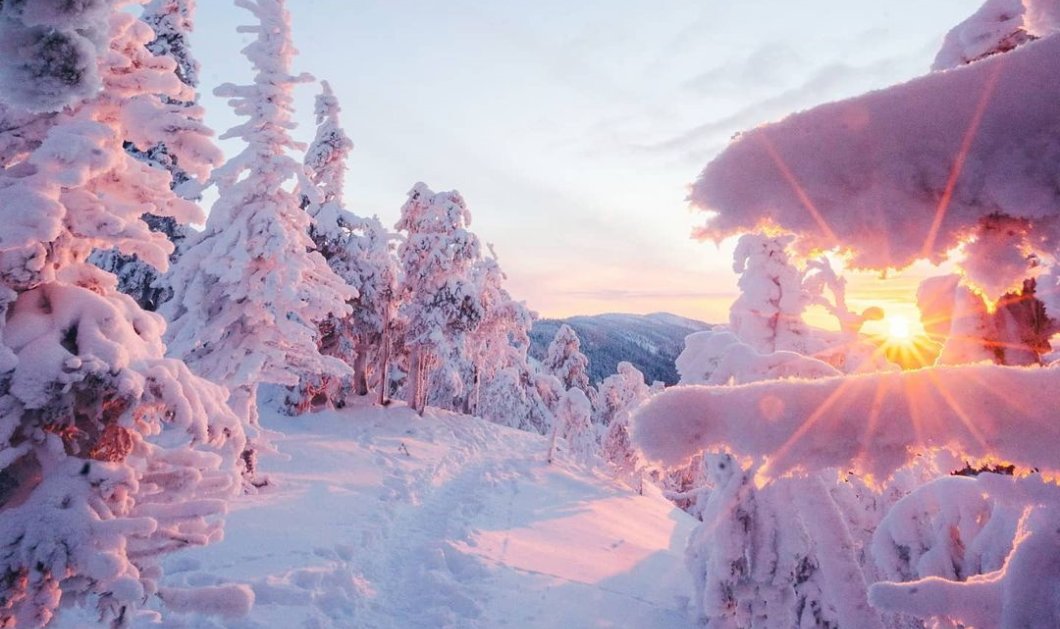 Φωτό ημέρας: Ένα μαγευτικό χιονισμένο τοπίο στη Φινλανδία / Photo: Instagram - @niiloi