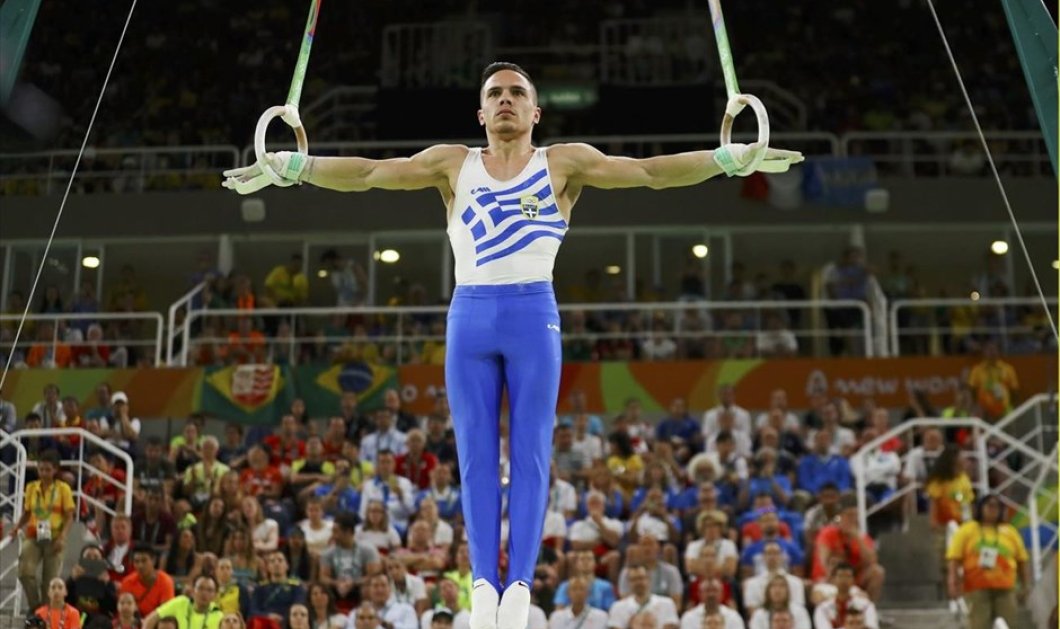 Τα πανίσχυρα χέρια του Λευτέρη Πετριούνια χάρισαν στην Ελλάδα το δεύτερο χρυσό μετάλλιο στους Ολυμπιακούς Αγώνες του Ρίο ντε Τζανέιρο - REUTERS / MIKE BLAKE
