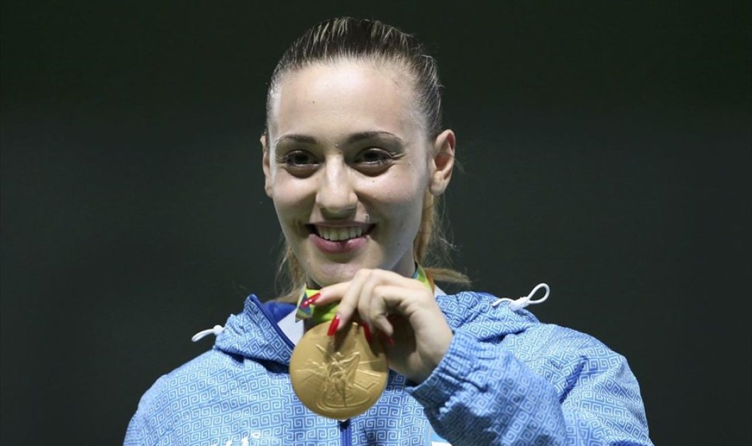 Η 20χρονη Άννα Κορακάκη είναι η κορυφαία αθλήτρια του κόσμου στα 25 μέτρα με αεροβόλο πιστόλι: Η νεαρή Ελληνίδα στέφθηκε χρυσή Ολυμπιονίκης - REUTERS / EDGARD GARRIDO