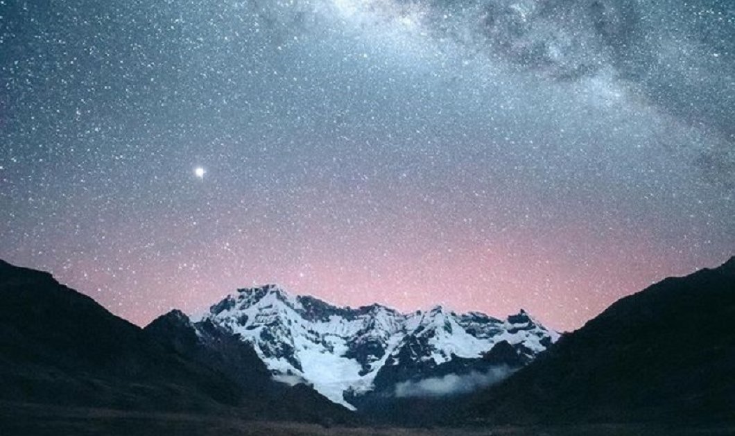 Φώτο ημέρας: Τα αστέρια πάνω από τις Περουβιανές Άνδεις, υπερθέαμα στον βραδινό ουρανό/@emmett_sparling