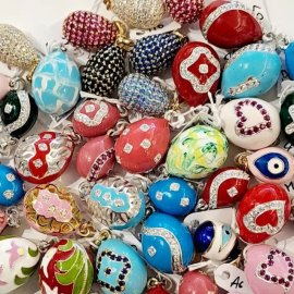 Τα αυγουλάκια - πασχαλινό κόσμημα της Ελίνας Αρμάου είναι μινιατούρες - αριστούργημα: Θαυμάσια χρώματα και σχέδια (φωτό)