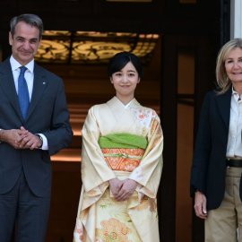 Κυριάκος & Μαρέβα Μητσοτάκη: Υποδέχθηκαν την πριγκίπισσα Κάκο της Ιαπωνίας στο Μαξίμου - Δείτε φωτό