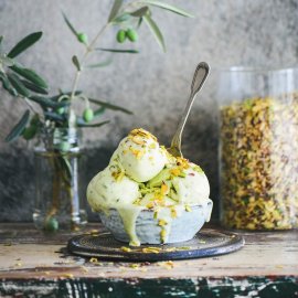 Αργυρώ Μπαρμπαρίγου: Παγωτό φυστίκι - Το πεντανόστιμο & δροσερό γλυκάκι για τους ζεστές ημέρες !