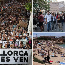 Μαγιόρκα: Διαδηλωτές φώναζαν & χλεύαζαν λουόμενους - «Οι τουρίστες έχουν καταλάβει την παραλία… για μια μέρα, θα την απολαύσουμε» (φωτό & βίντεο)