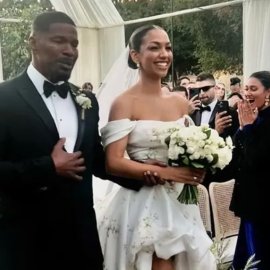 Jamie Foxx: Συνόδευσε την κόρη του, Corinne στον γάμο της - Ένα χρόνο μετά την περιπέτεια υγείας του (φωτό)