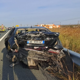 Τραγικό τέλος στην άσφαλτο της Εγνατίας – Νεκρό το ζευγάρι του ΙΧ που συγκρούστηκε με βαν (βίντεο)