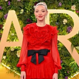 Amanda Seyfried: Ρομαντικό look με κατακόκκινη τουαλέτα Valentino - Οι λεπτομέρειες έκαναν τη διαφορά! (φωτό-βίντεο)